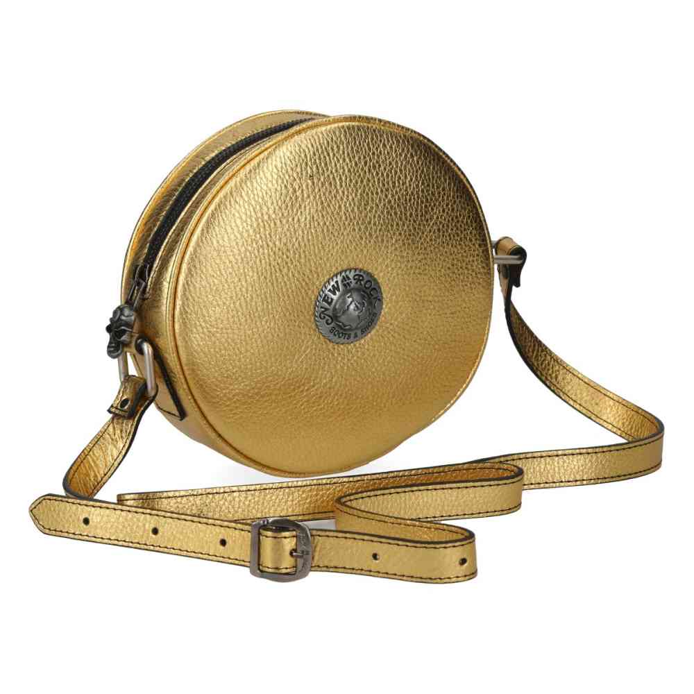 New Rock - MBAG063S5 Schoudertas - Goudkleurig